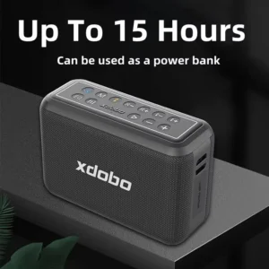 120W high-power portable XDOBO X8 PRO wireless Bluetooth speaker with microphone for outdoor camping karaoke subwoofer TWS/AUX
