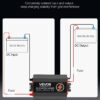 12V 60A DC to DC Battery Charger, 750W, On-Board Battery Charger for Lead-Acid, Lithium, AGM, GEL, and Flooded Batteries, Smart Multi-Stage Charging, for RVs, Commercial Vehicles, Boats, Yachts
